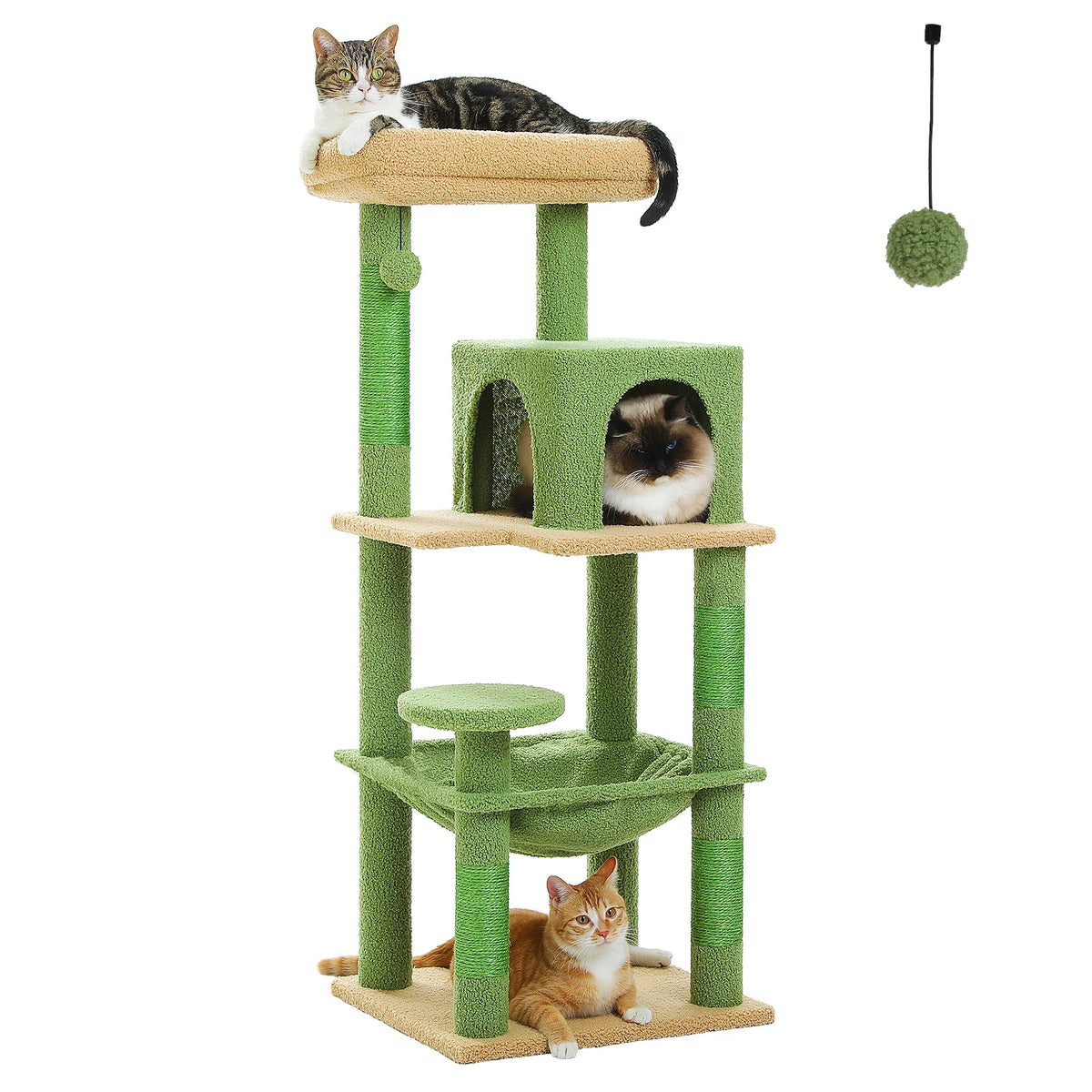 5-Level Cat Tower with Hammock — product view 31