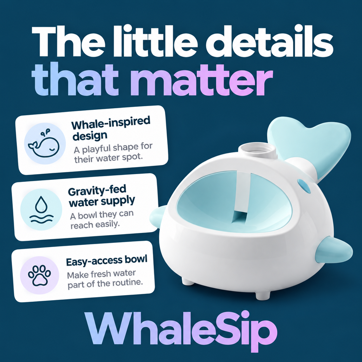 WhaleSip product highlights